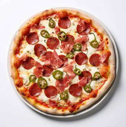 Pizza Piccante e Funghi