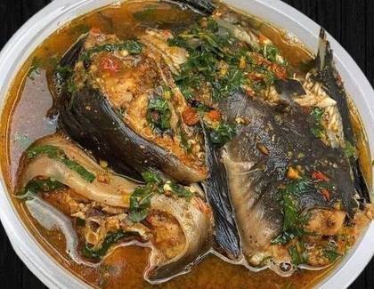 CATFISH PEPPER SOUP ONLY ( Our Catfish weight 1-1.5kg )