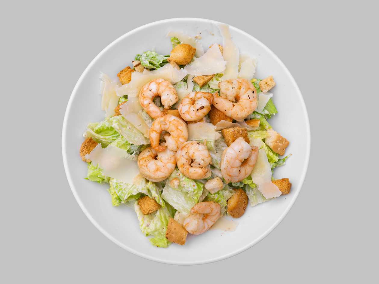 Salad stagione mix con gamberi