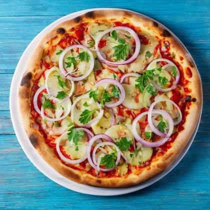 Tuna and Onion Pizza