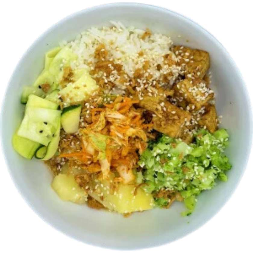 Teriyaki Kimchi Bowl s Kuracím Mäsom