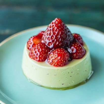 Panna Cotta with Strawberry