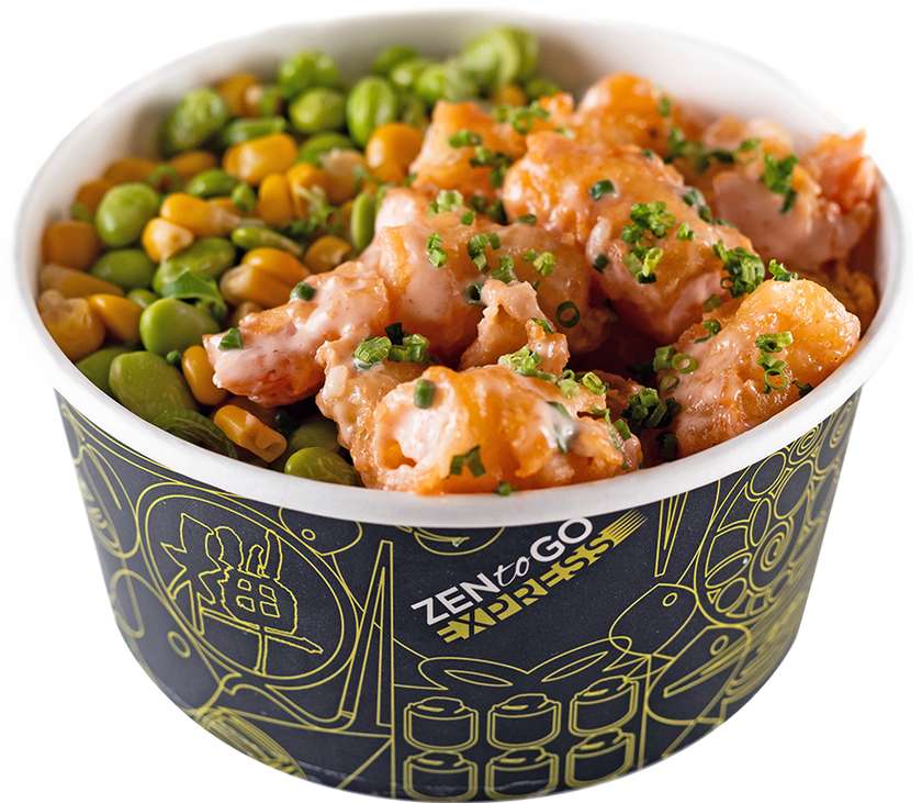 Spicy Prawn Poke Bowl