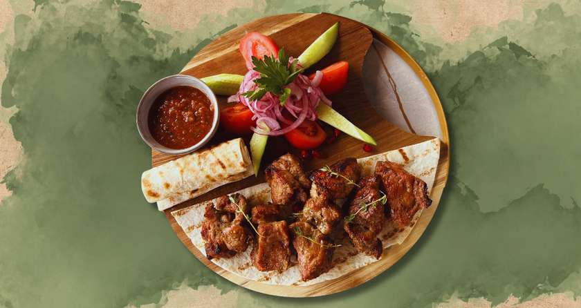Pork shashlik