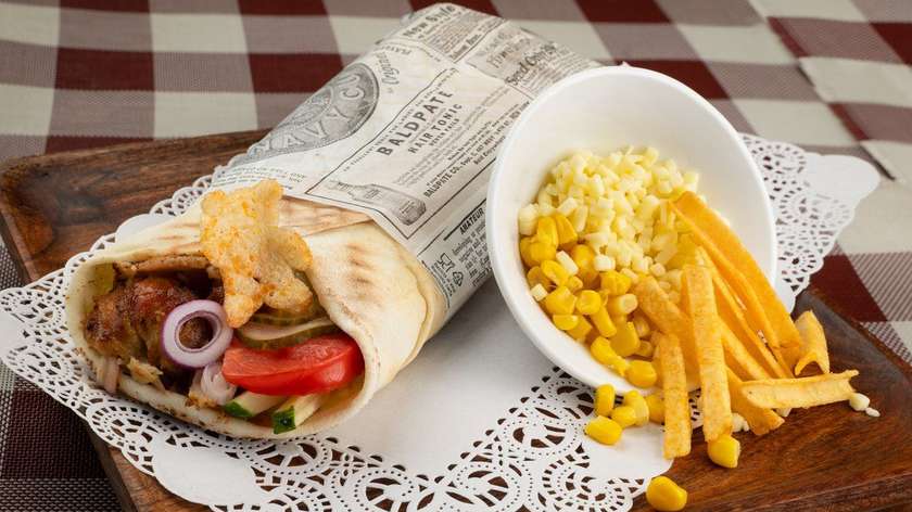 Kebabas Amerikano lavaše
