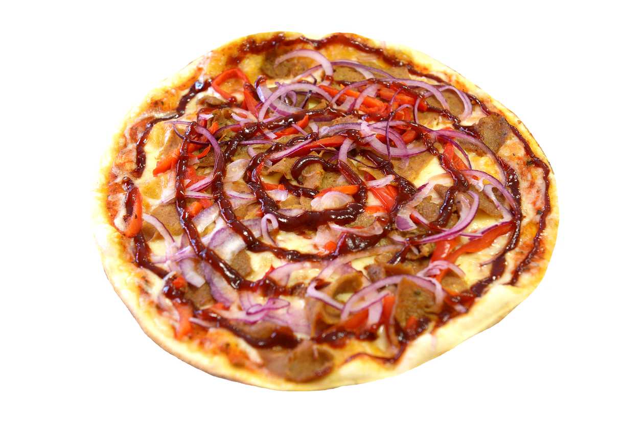 Bbq with beef pizza XL