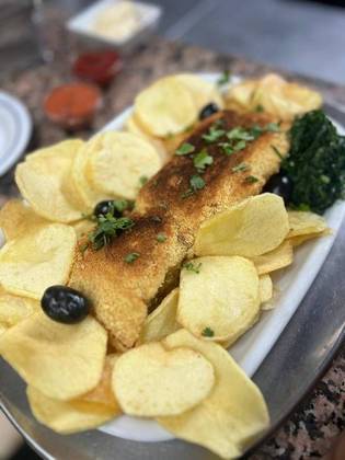 Cod with Cornbread Crust