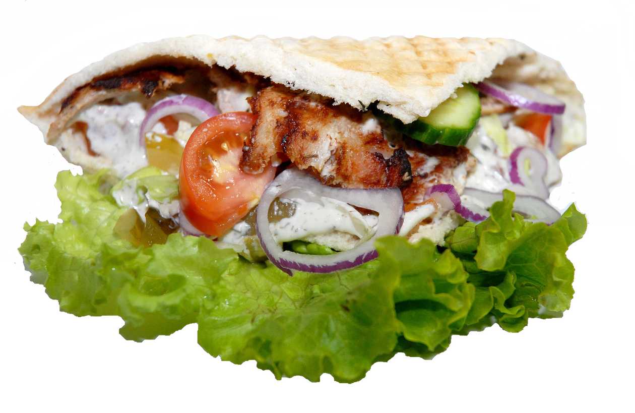 Kebab in Turkish bread