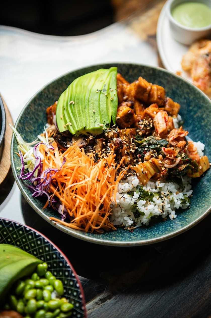 Tofu & Mushroom Rice Bowl
