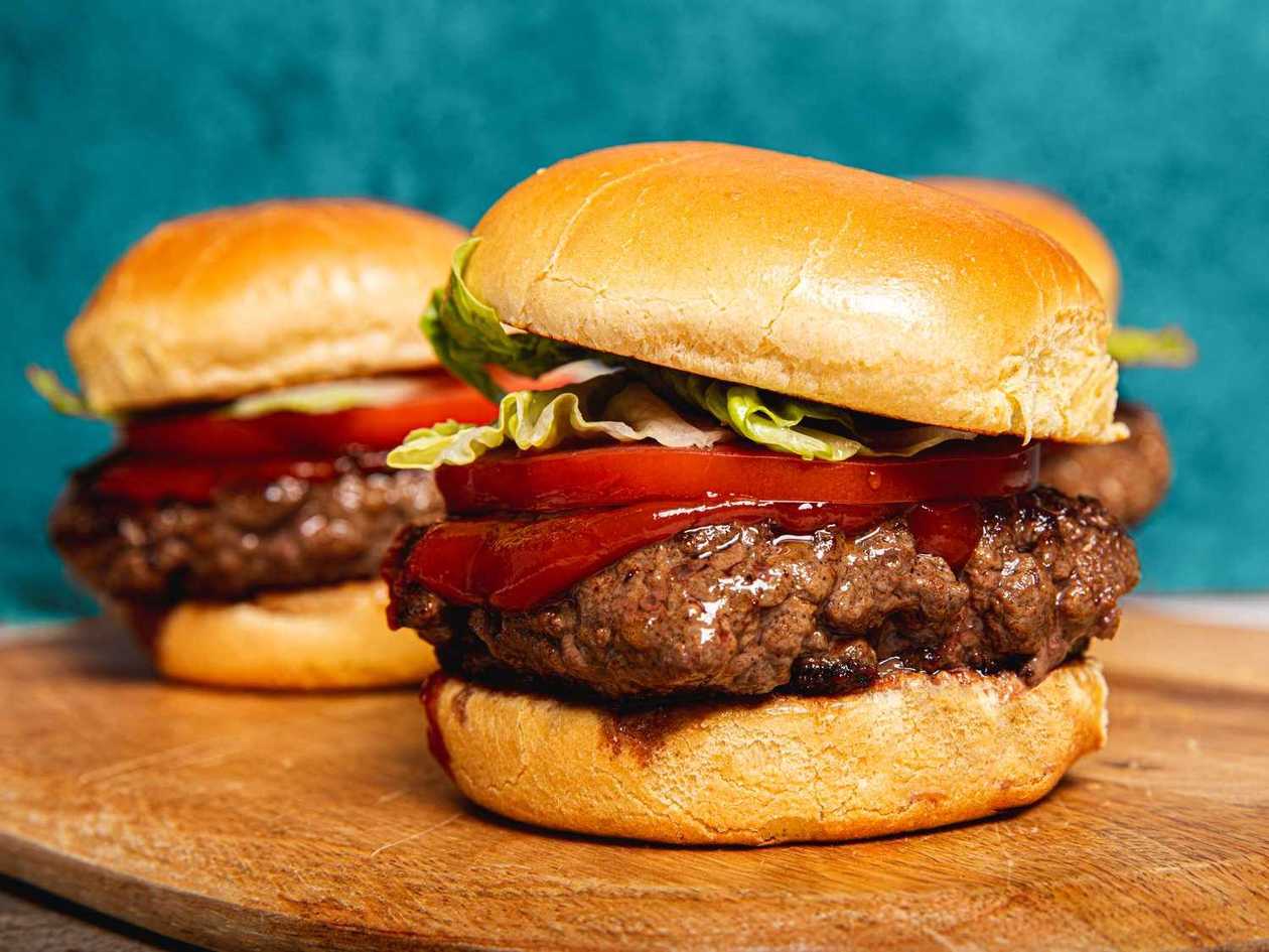 Char Grilled Beef Burger