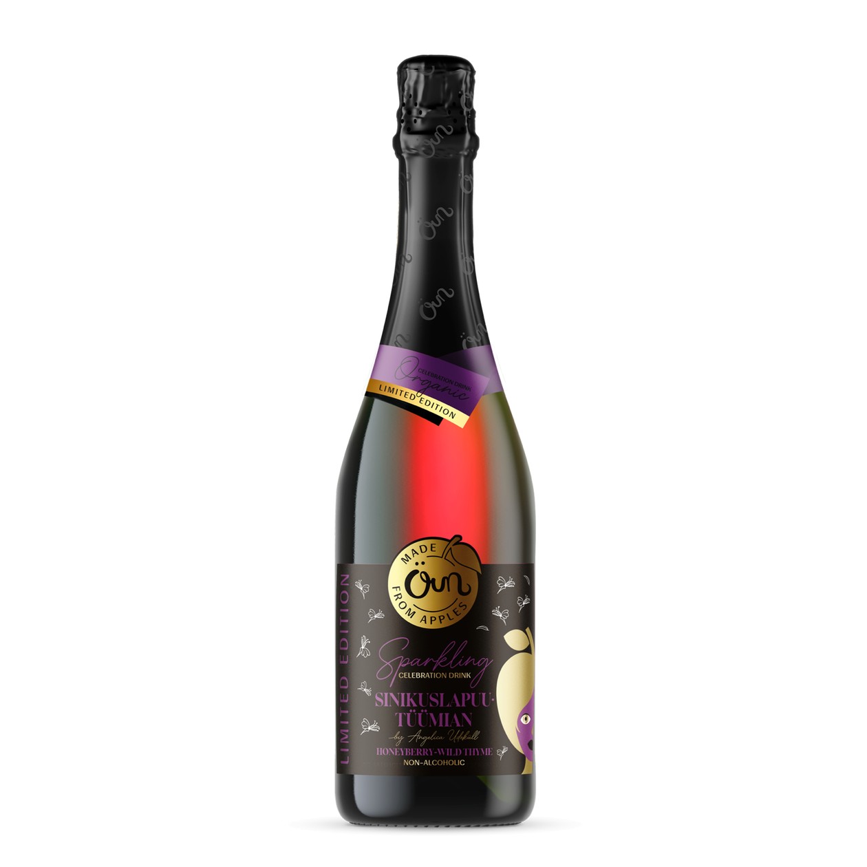 Öun, Honeyberry-Wild Thyme Sparkling Drink, 750ml (expires soon)