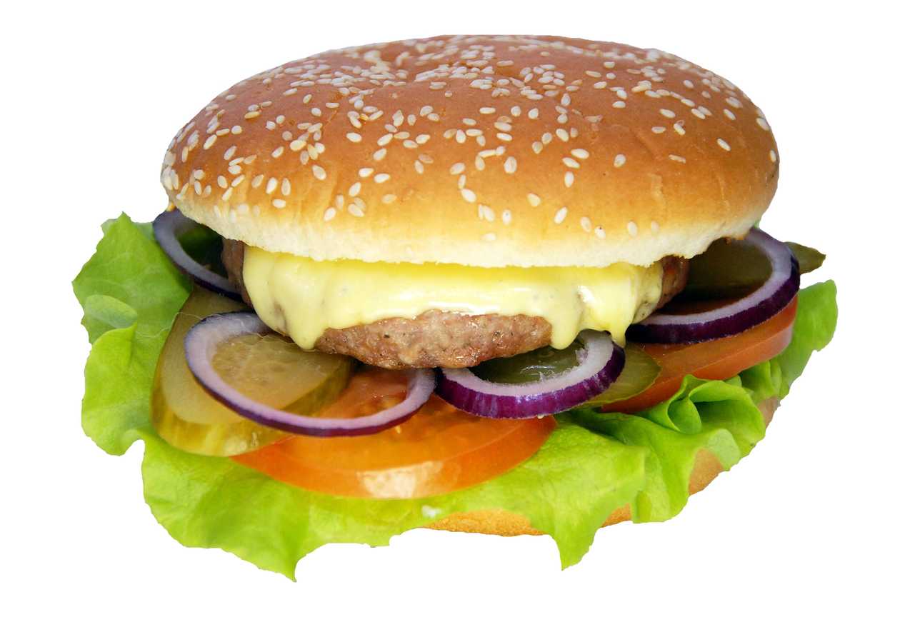 Burger with cheese