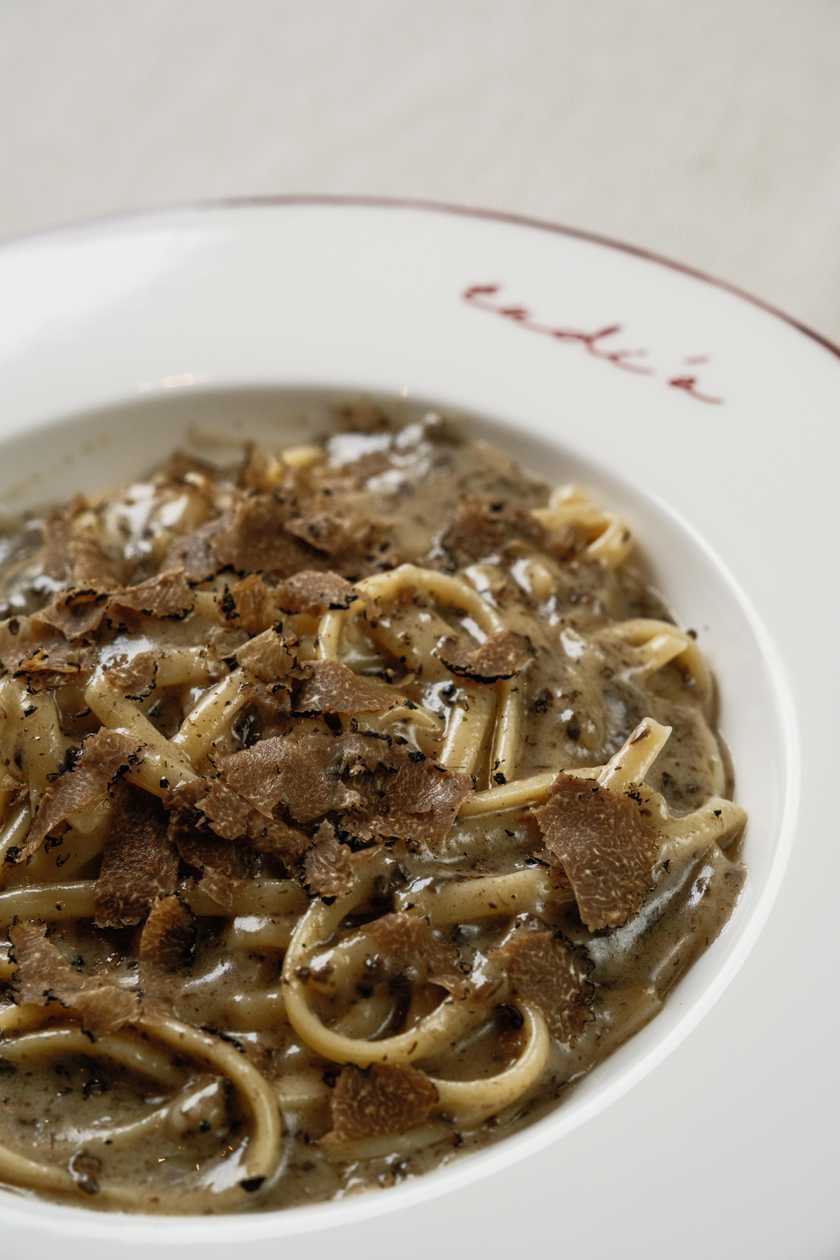 RIGATONI AL TARTUFO