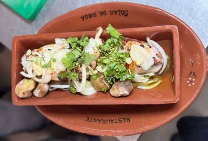 Grilled Cuttlefish with Olive Oil and Garlic