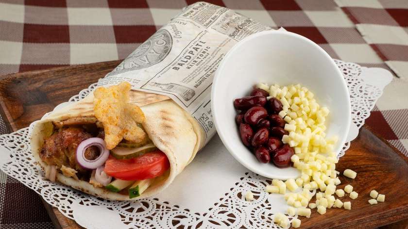Kebabas Mexikano lavaše