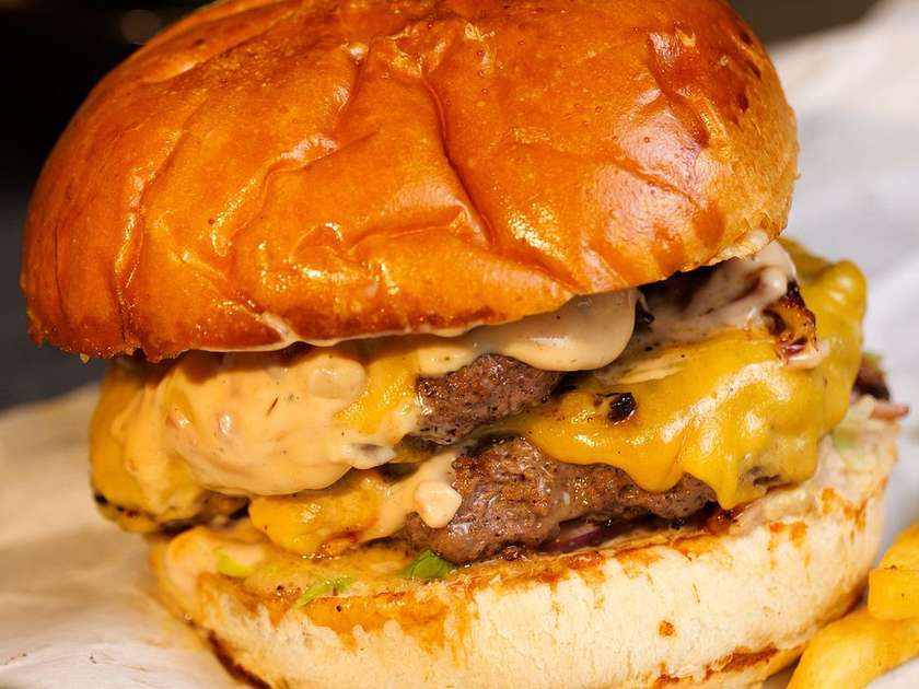 Jalapeño Chili Double Burger