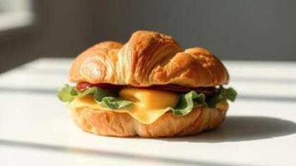 Croissant with Cheese & Chilli