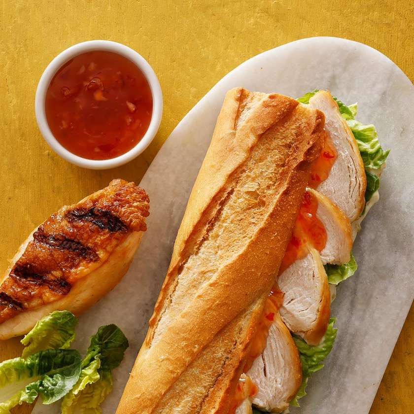 Sweet chilli baguette