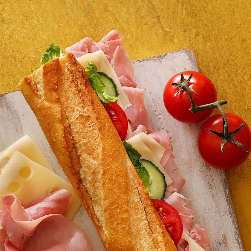 Ham baguette
