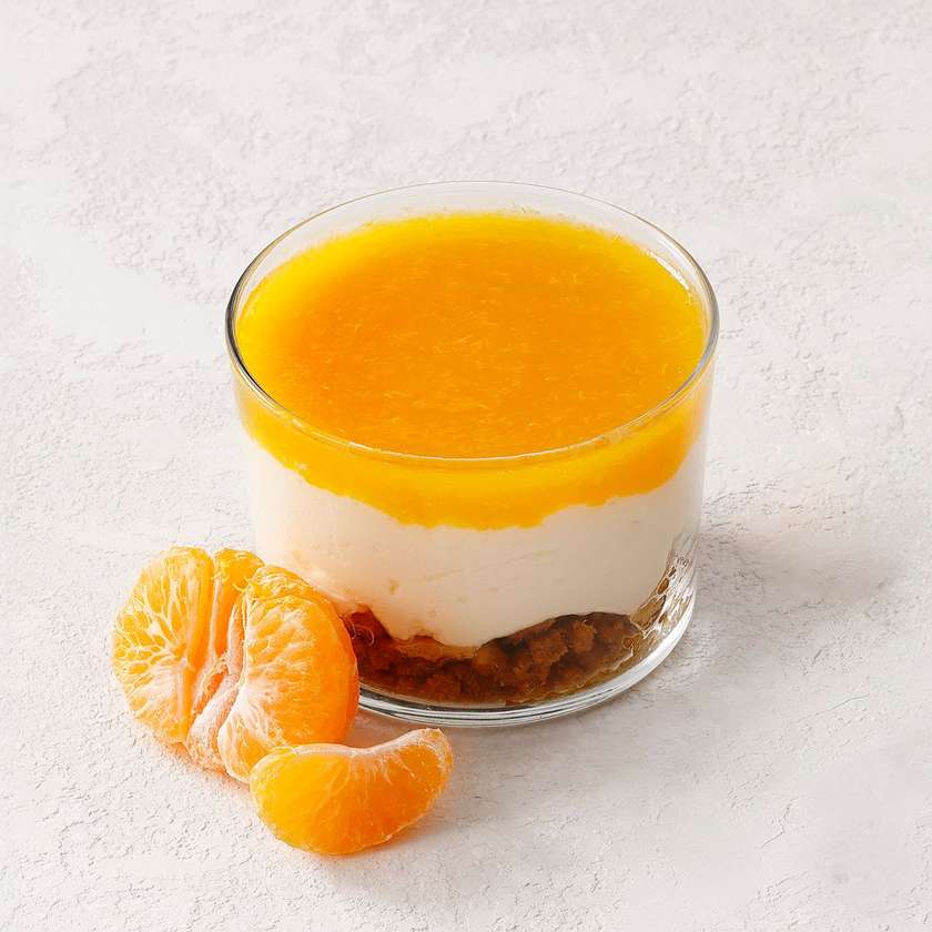 Mandarin cheesecake