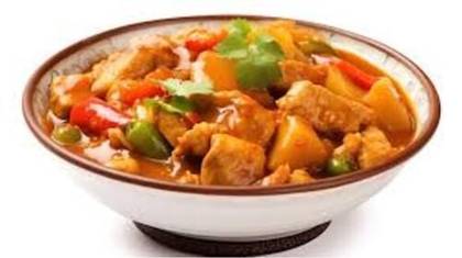 Chicken Curry with Accompaniment