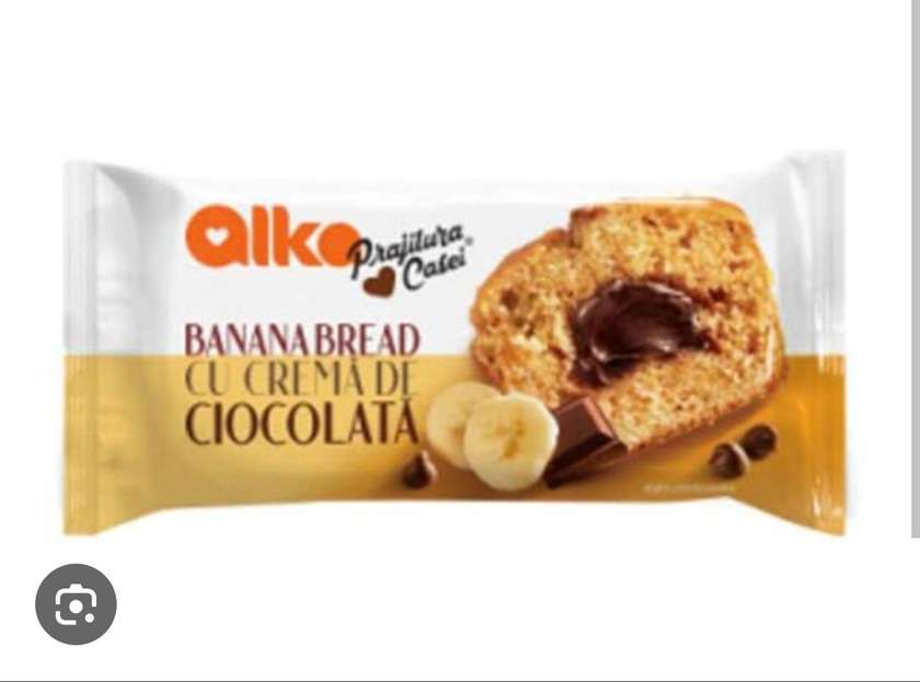 Alka - banana bread cu cremă de ciocolată