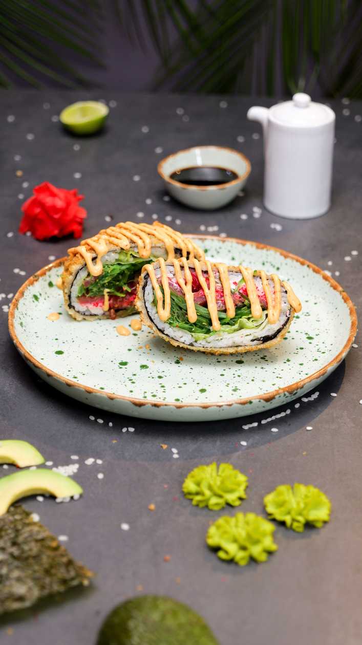 Sushi Burger with Tuna