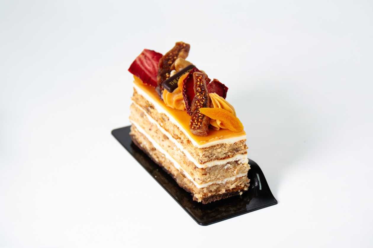 Date and Caramel Layer Cake: