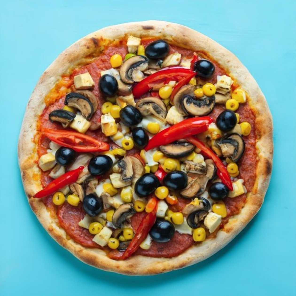 Vegetarian small pizza