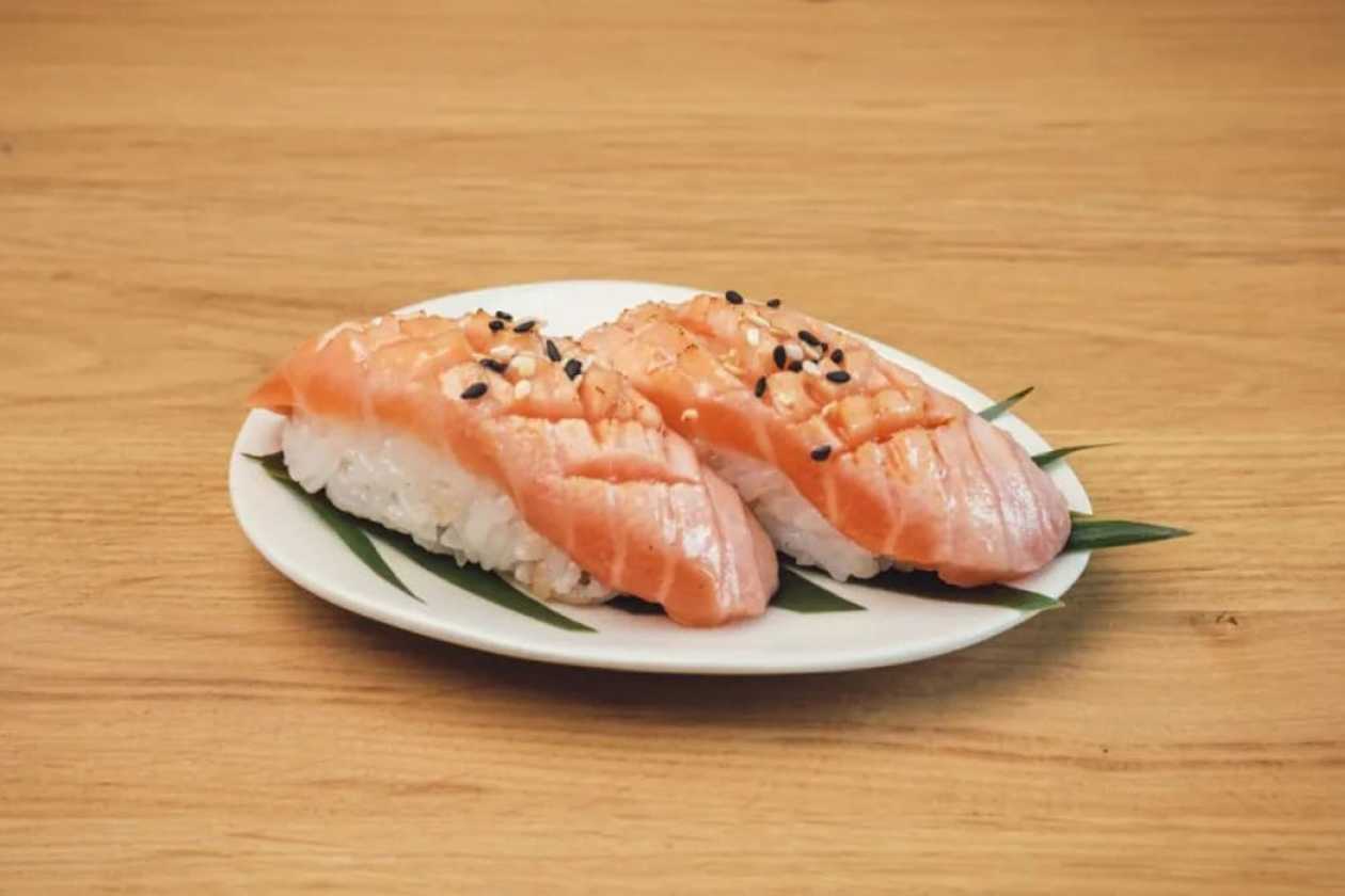 Torched Salmon Nigiri