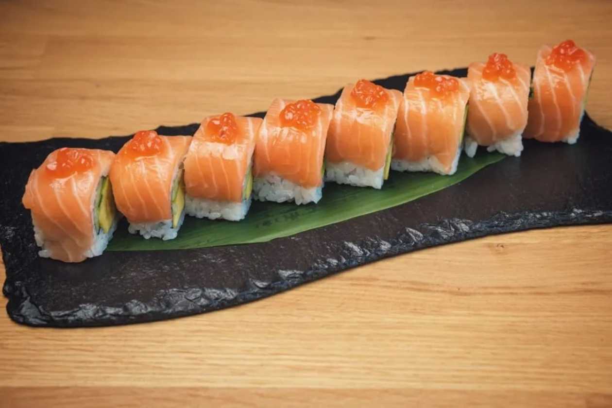 Salmon Uramaki Special Rolls