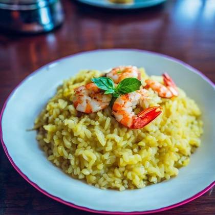 Risotto con Gamberetti