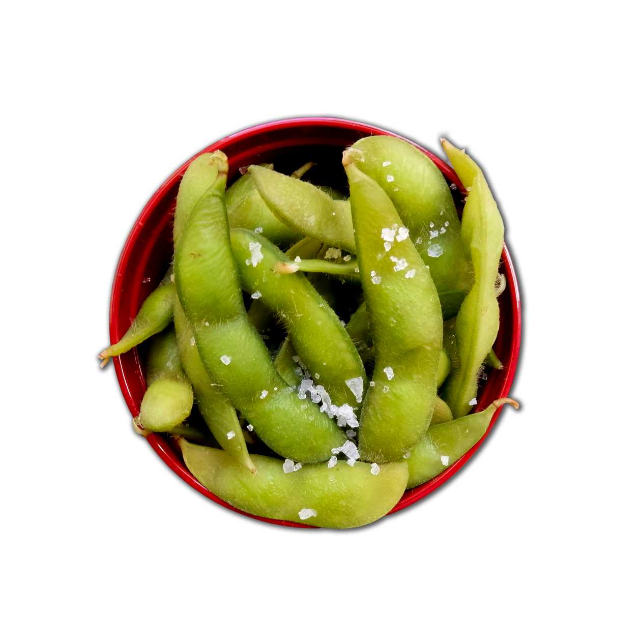 Edamame with Fleur de Sel