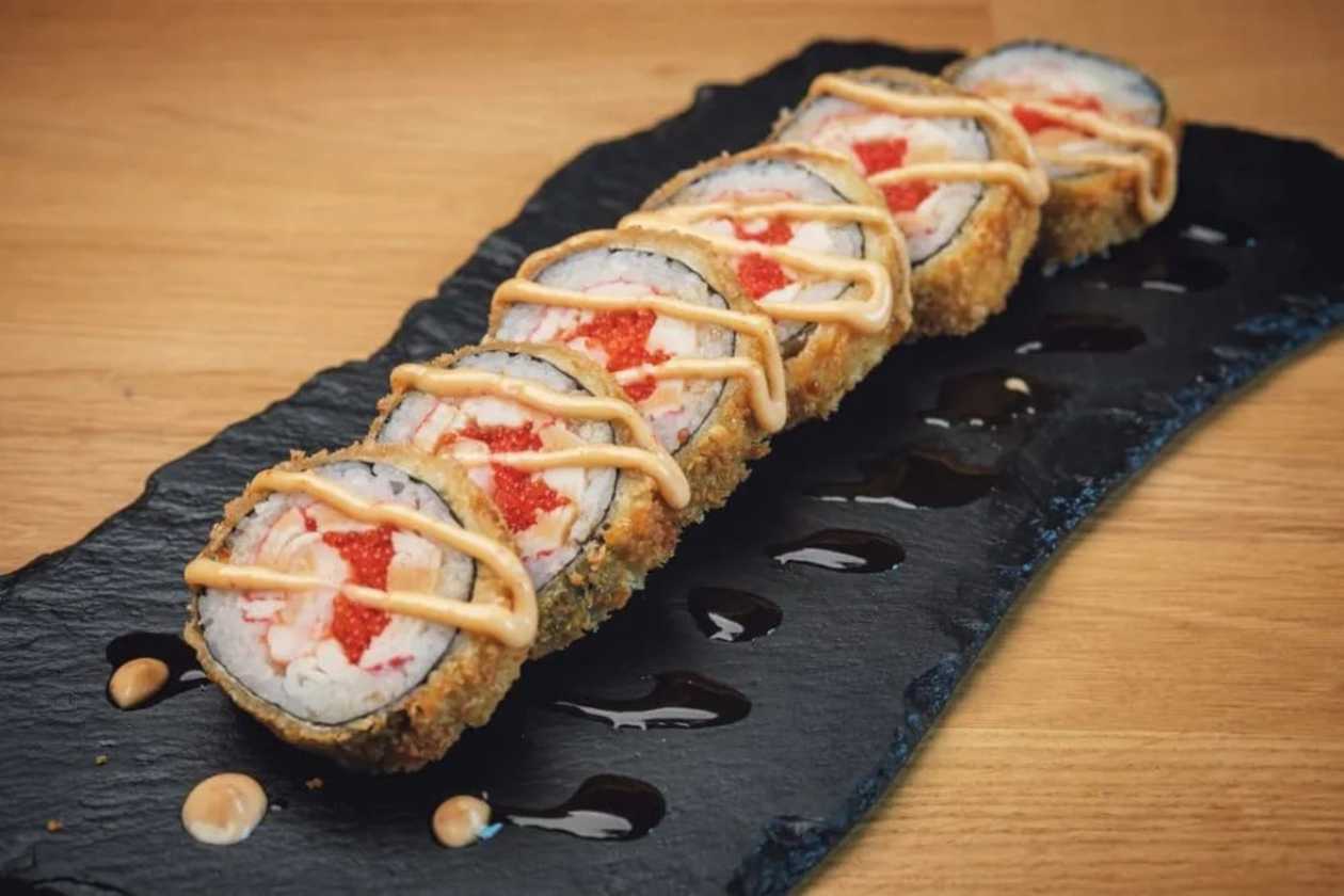Ebi & Crab Stick Tempura Rolls