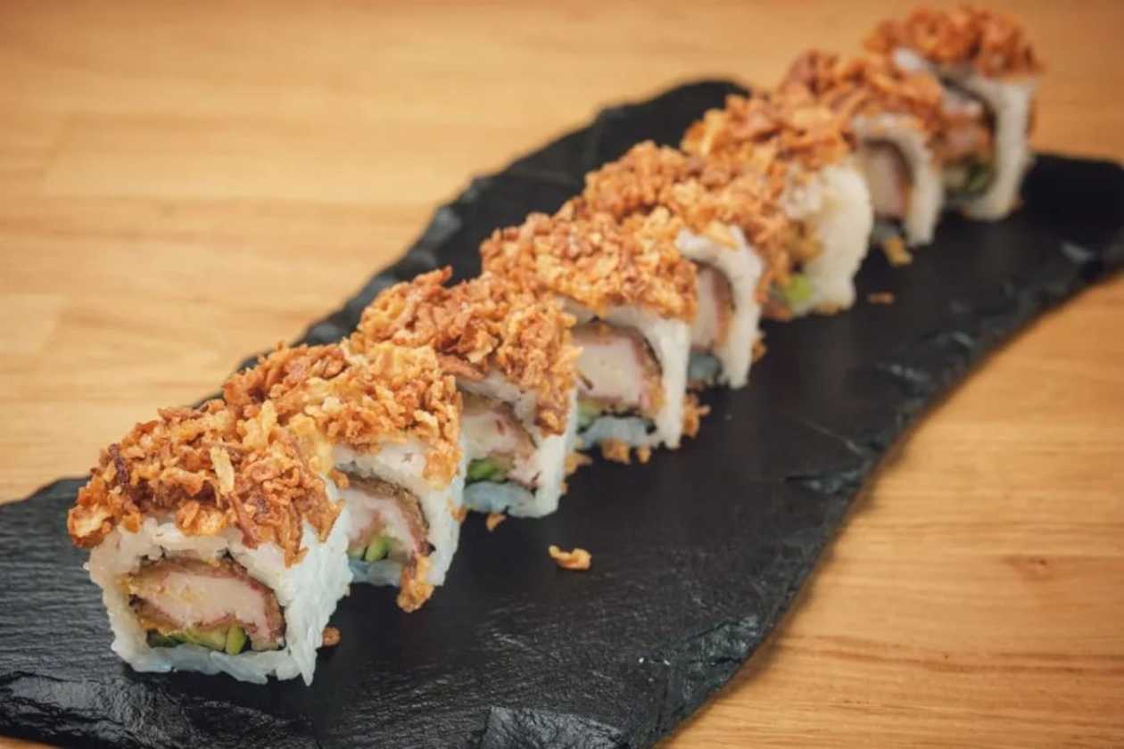 Tempura California Uramaki Rolls