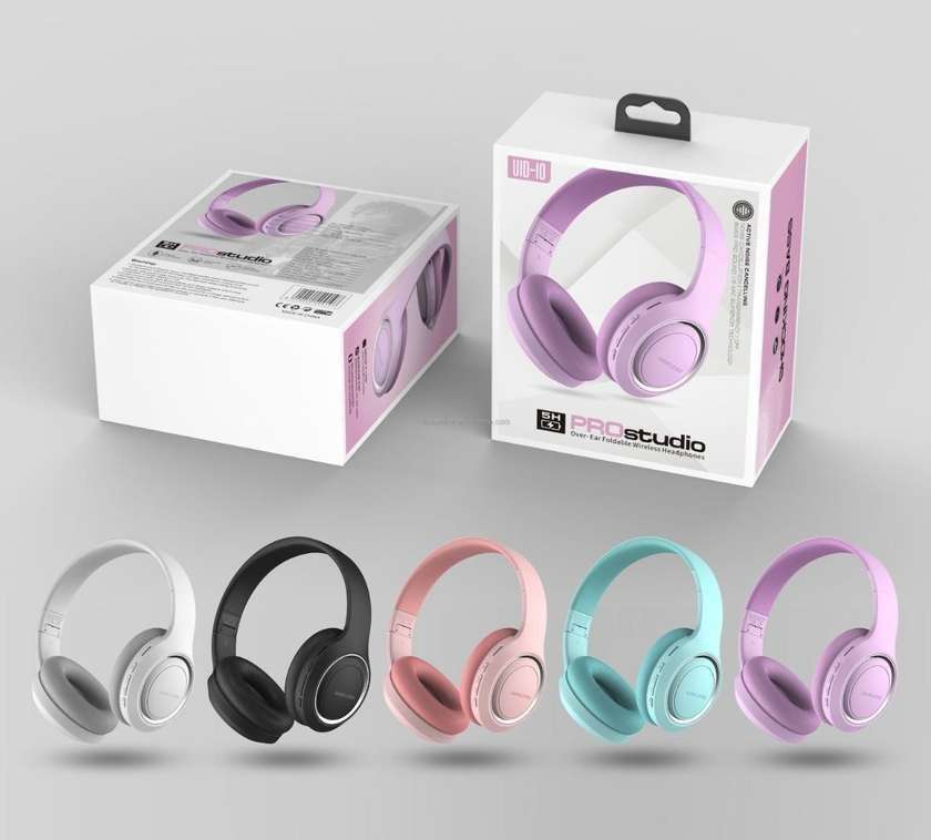 Wireless Headset Purple VID-10