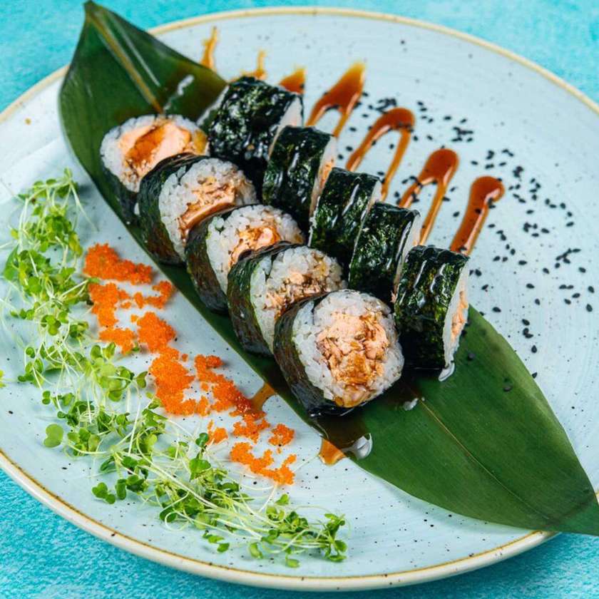 22. Praetud lõhe maki (10 pcs)