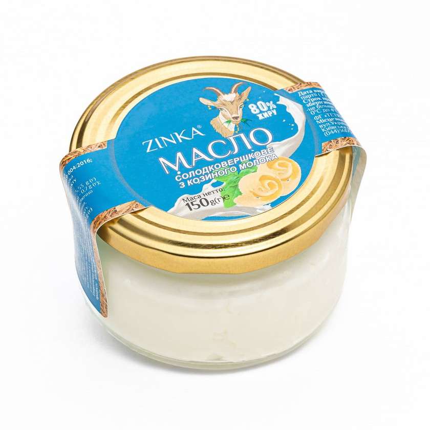 Масло з козиного молока 80%