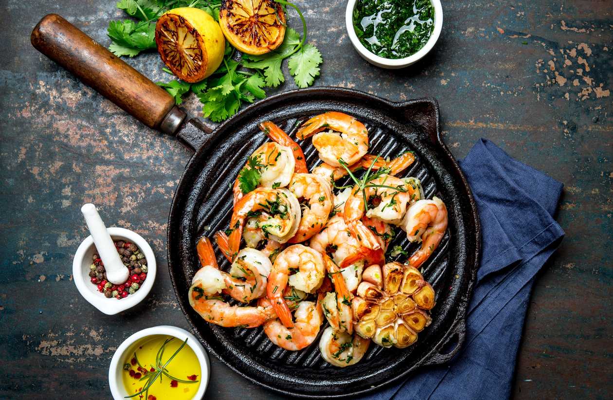 Gambas com alho à Algarvia