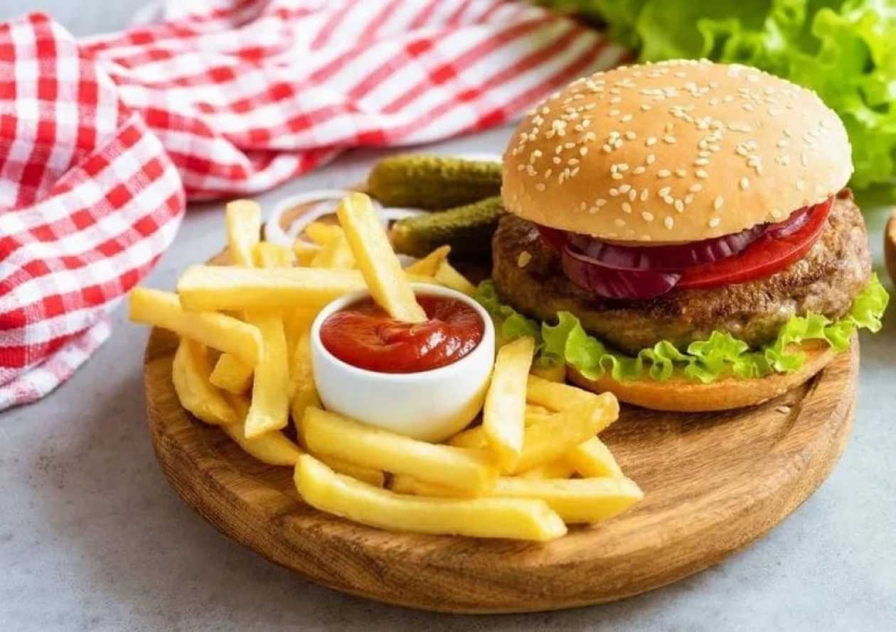 Angus Beef Hamburger Meal