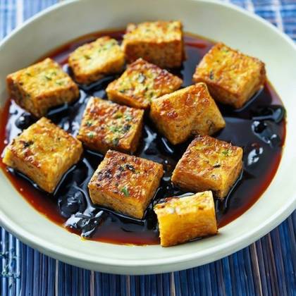 Tofu in Black Pepper Sauce