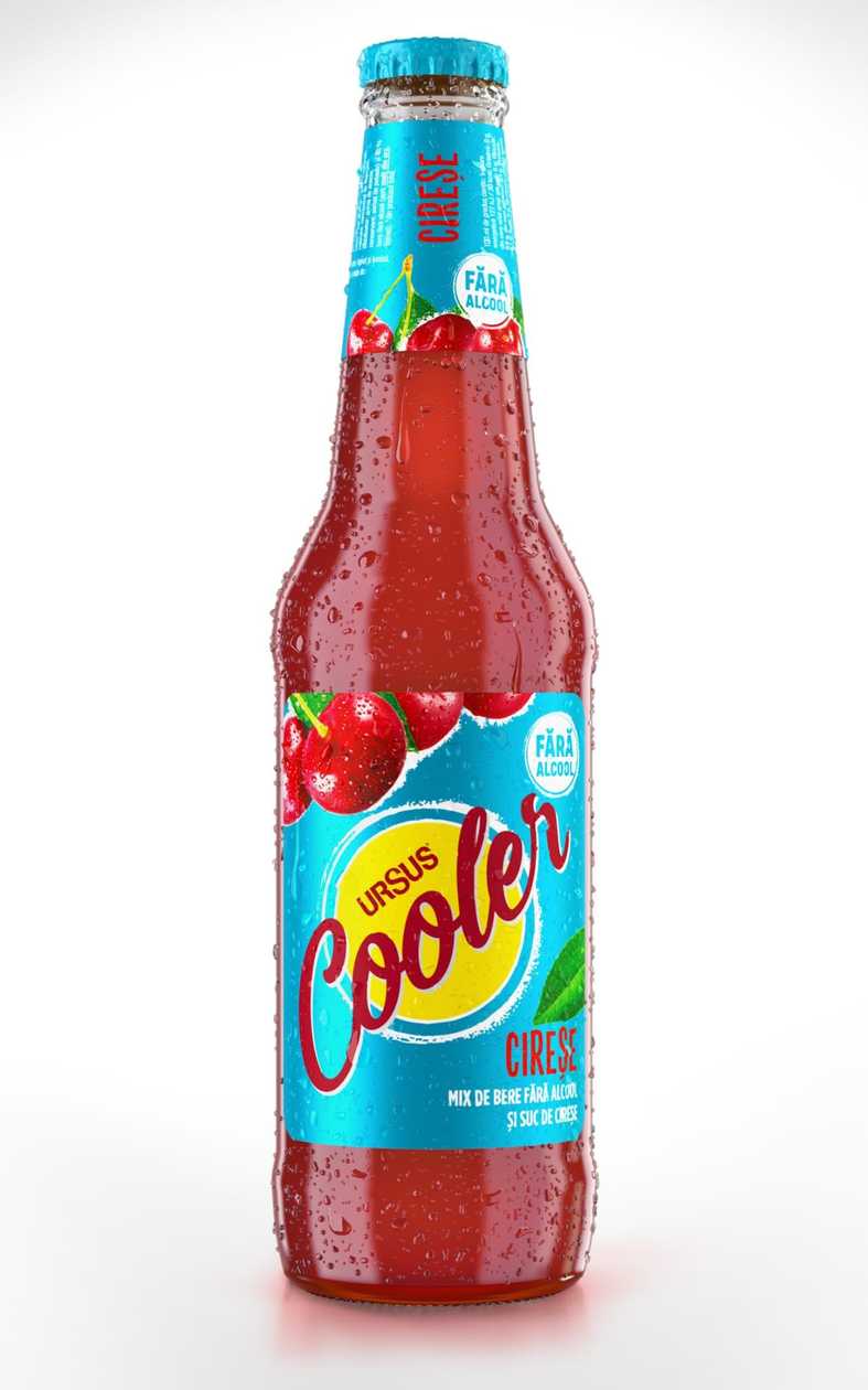 Ursus cooler fara alcool cu aroma de cirese