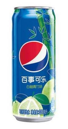 Limonāde Pepsi ar pamelp un bambusu garšu 330.ml.