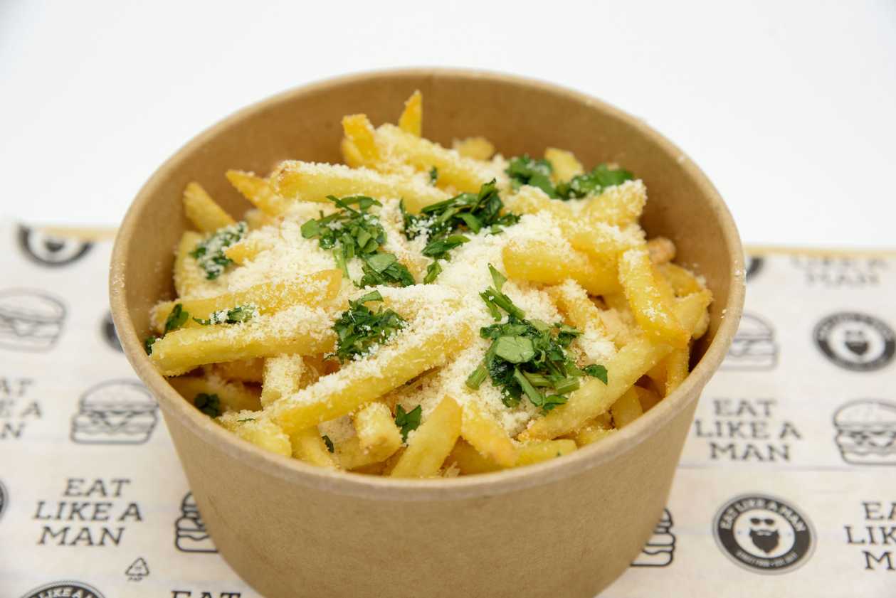 Garlic, Parmesan, Parsley Fries