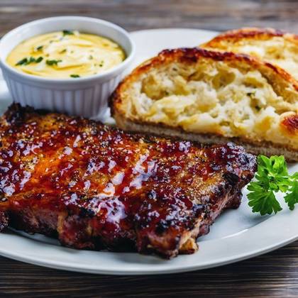 Bavorské rebierka - medovo-horčicové