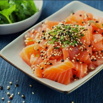 Salmon taste