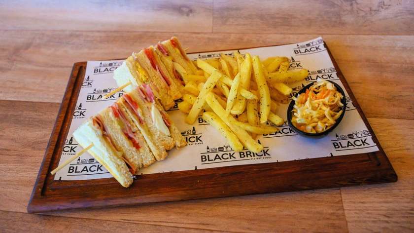 Club Sandwich + Free Soft Drink