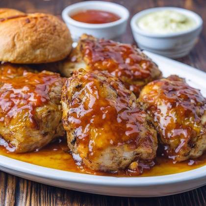 Kuracie stehienka - medovo-horčicové