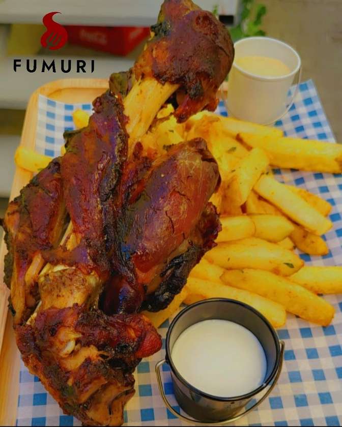 Thor’s hammer (BBQ pork knuckle)