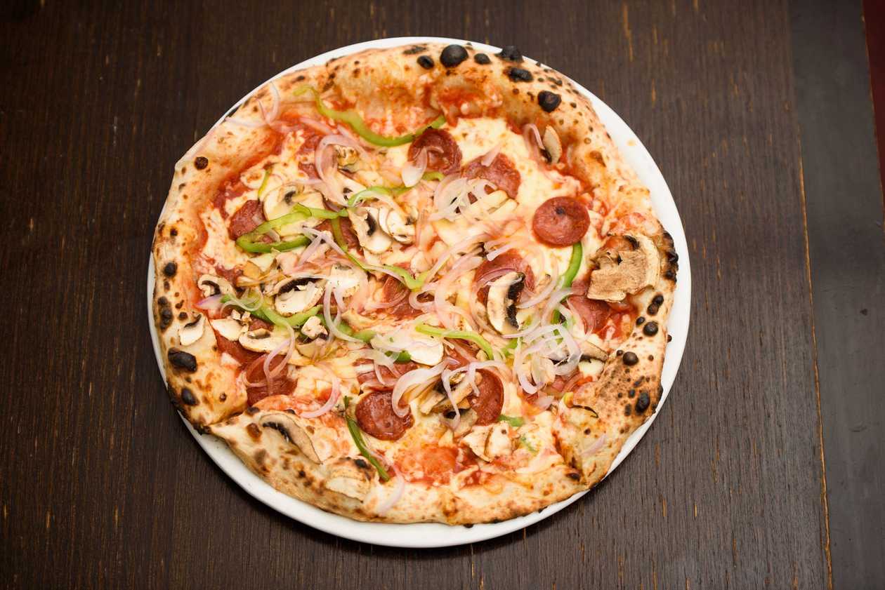 Pizza Pollo & Funchi